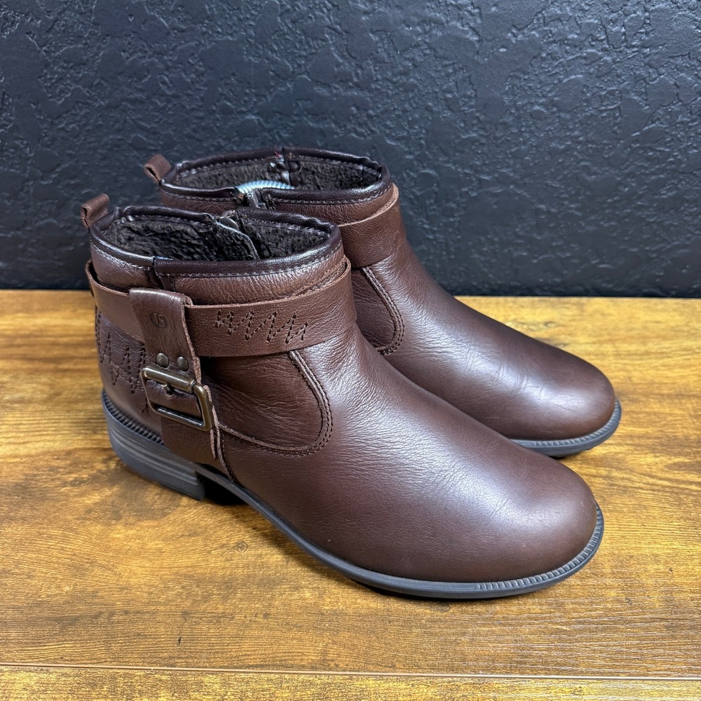 Josef Seibel Brown‎ Leather Ankle Boot Womens Size 39 EU 8-8.5 US